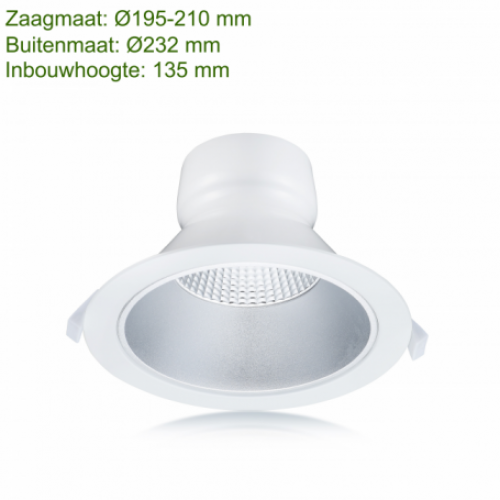 LED DOWNLIGHT REFLECTOR 195MM 35W