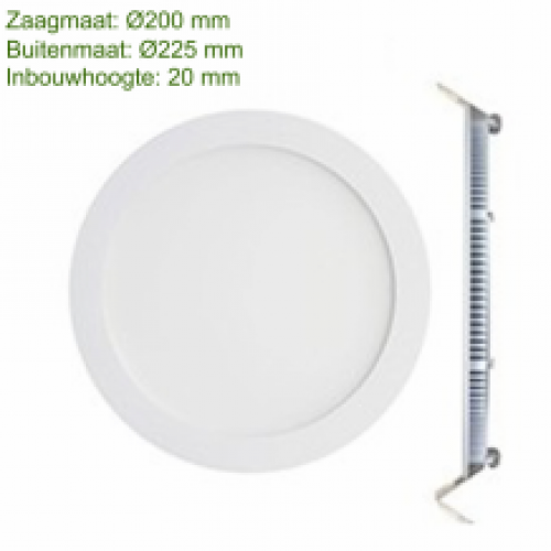 LED DOWNLIGHT SLIM Ø205 18W