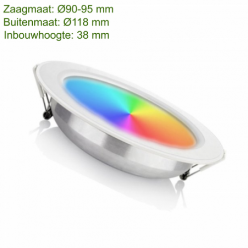 LED DOWNLIGHT RGB+CCT 6W