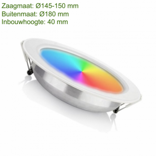 LED DOWNLIGHT RGB+CCT 12W