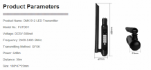 MI-LIGHT DMX512 LED TRANSMITTER