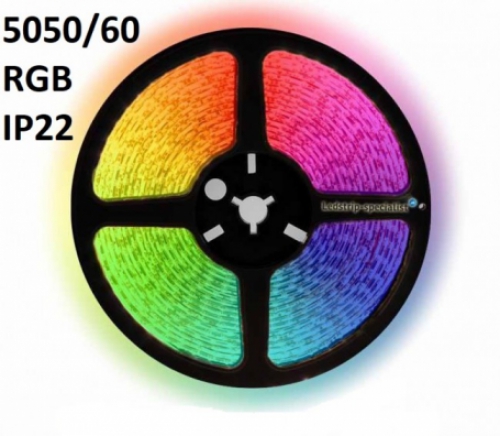 IP22-24V 5 METER 5050/60 10MM RGB