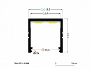 PROFIEL SMART 16MM 2MT