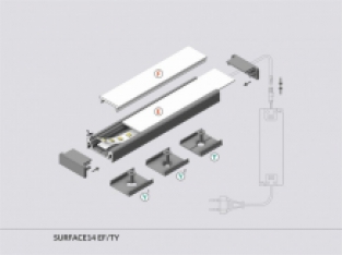 PROFIEL SURFACE 14MM 2MT