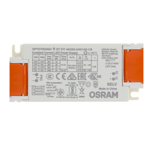 OSRAM DRIVER Max. 44 WATT 800mA/900mA/950mA/1050mA