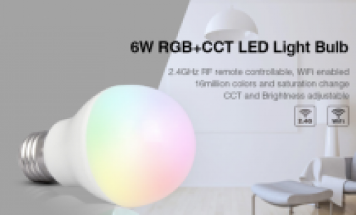 LED LAMP E27 6W RGB+CCT